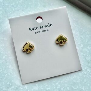kate spade gold spade earrings